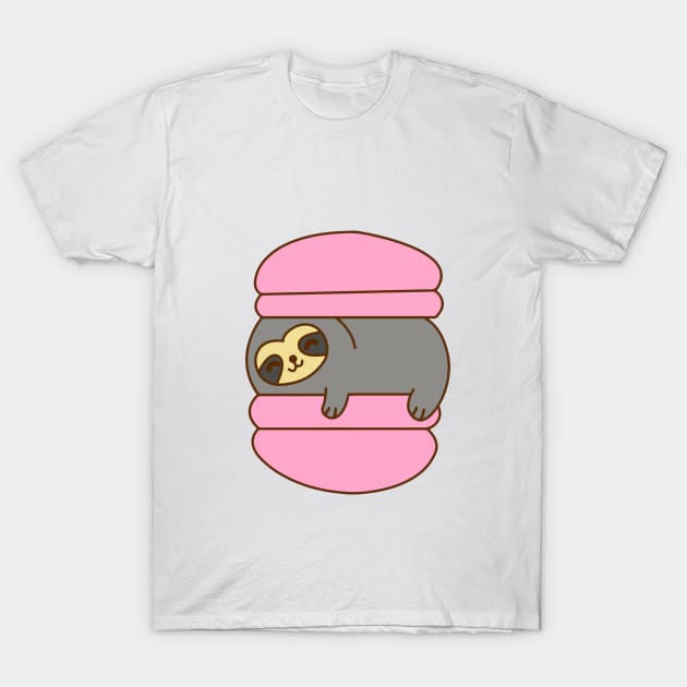 Macaron Sloth T-Shirt by mintcorner